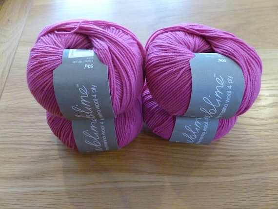 Extra Fine Merino 4 Ply Wool Yarn 50g - Etsy Israel