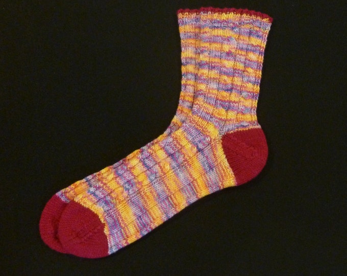 Stirling Socks knitting pattern, PDF digital download