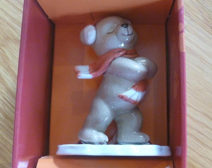 Victor and Victoria, Bing & Grondahl Teddy Bears, vintage, 1997, 1st Issue, collectable, limited edition, hand-painted, Danish