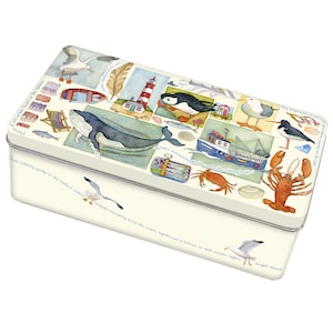 Storage Tins by Emma Ball, large, storage for knitters and crafters, for needles, buttons, stitch markers, cable pins....various designs