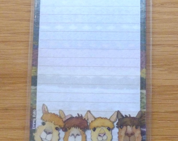 Magnetic notepad shopping list by Emma Ball, Sheep in Sweaters, Woolly Puffins, other designs, crafters, lined notepad, 50 sheets, UK