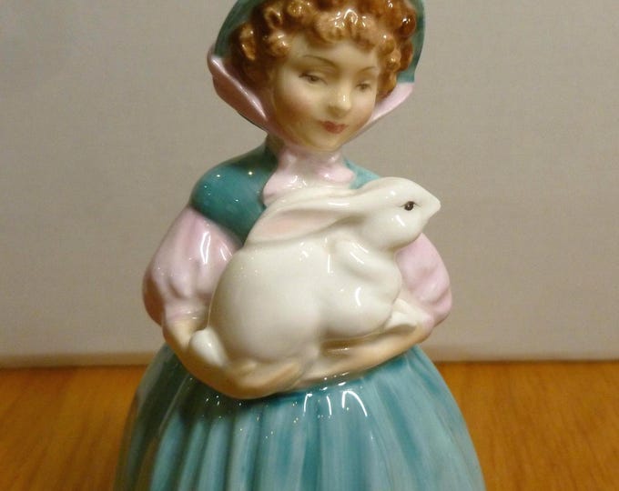 Royal Doulton Figurine, Bunny, HN2214, vintage, hand painted, Made in England, 1959