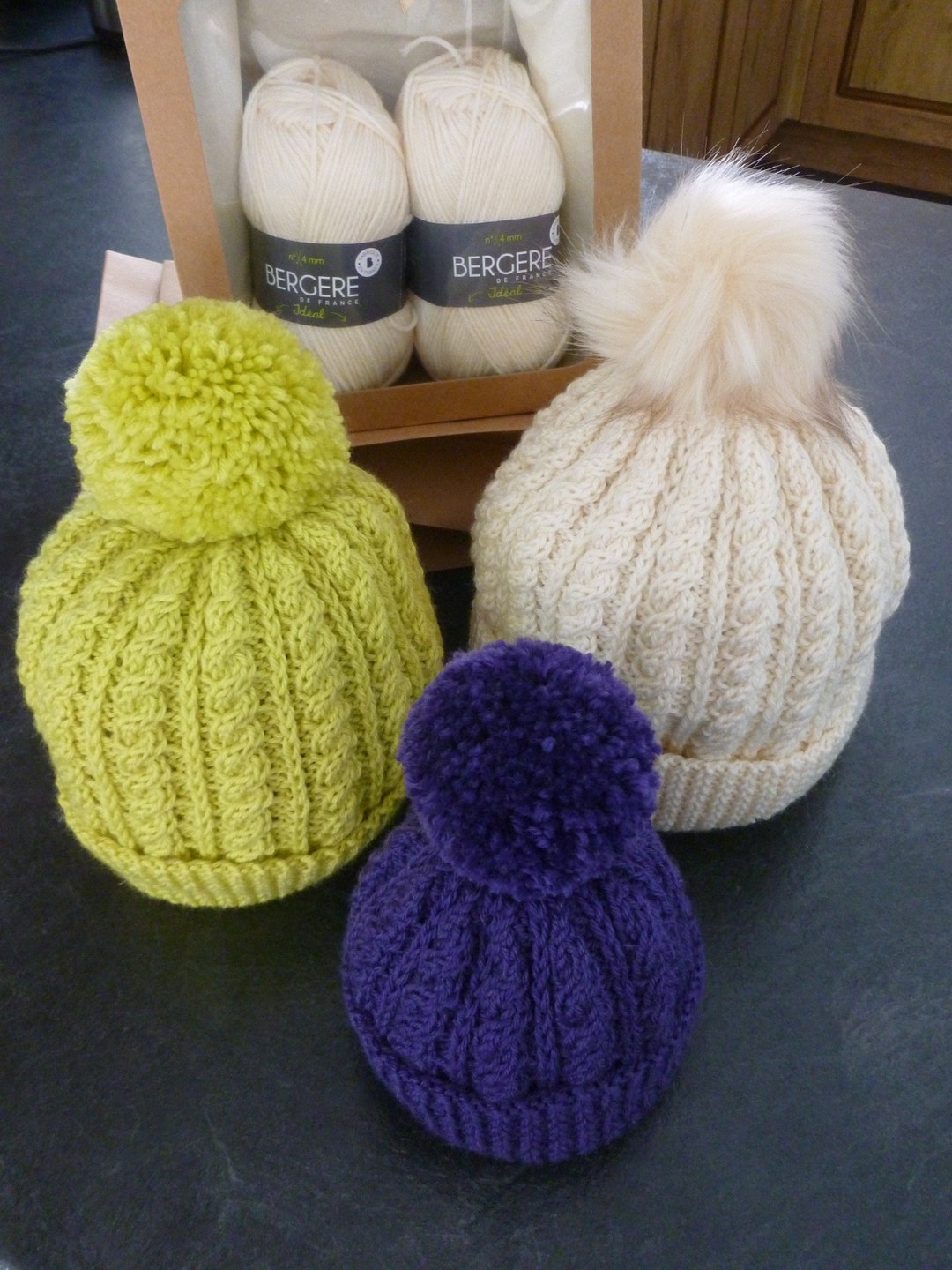 Knitting Kit, THE TURRIFF TOORIE, Hat Kit, Gift, Dk, Wee Window Design