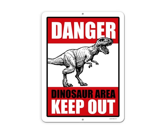 Decoración de dinosaurios Área de peligro de dinosaurios - Etsy México Decoración de dinosaurios Área de peligro de dinosaurios - Etsy México