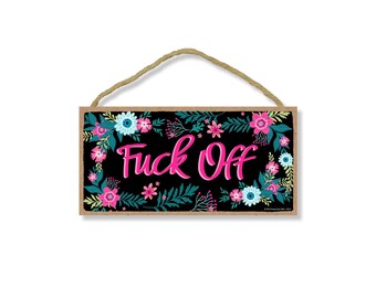 Wall Art 5 x 10 inch Hanging Sign Decorative Wood Sign Funny Home Decor Swearing Because Sometimes Wall Art 5 x 10 inch Hanging Sign Decorative Wood Sign Funny Home Decor Swearing Because Sometimes