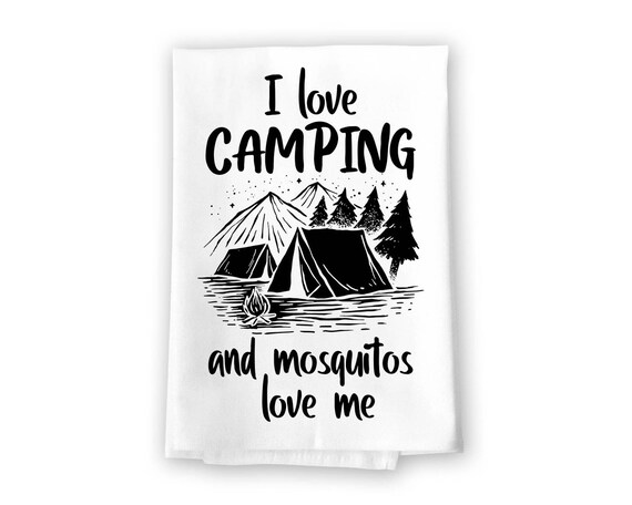Camping Tea Towel, Camping Gifts, Outdoor Lover's Gift, Cotton Towel, Kitchen  Towel, Outdoors, Housewarming, Floursack Tea Towel 
