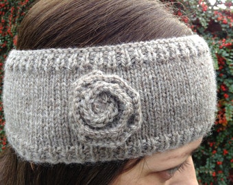 Birch Headband, Digital Knitting Pattern, Easy Knit, dk yarn, Ear Warmer