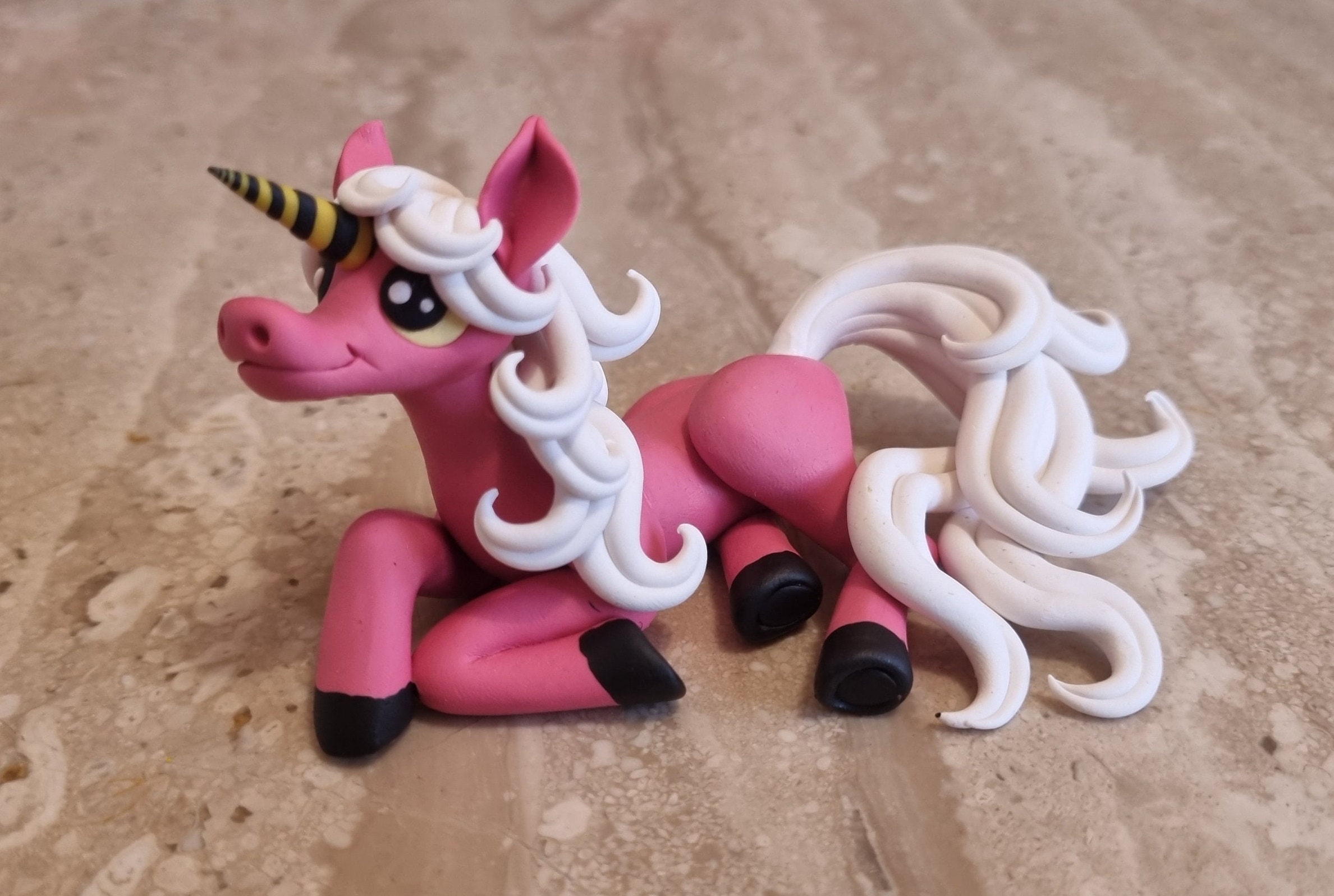 Polymer Clay Build a Unicorn, Polymer Clay Miniature Fimo, Cute