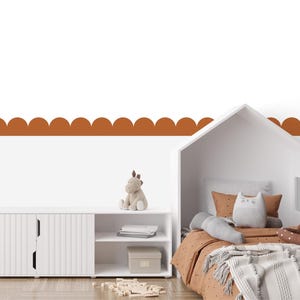 Adesivi murali a forma di conchiglia, rotondi perfetti / Adesivi murali a forma di conchiglia / conchiglie da parete / camera da letto, cameretta dei bambini / decorazioni per bambini e bambine / carta da parati finta
