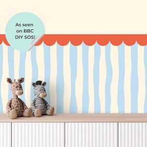 Scallop Wall Decals: Peel and Stick Vinyl Stickers, Nursery Decor