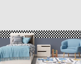 Racing Car Wall Decals: Peel and Stick on border, bedroom decor