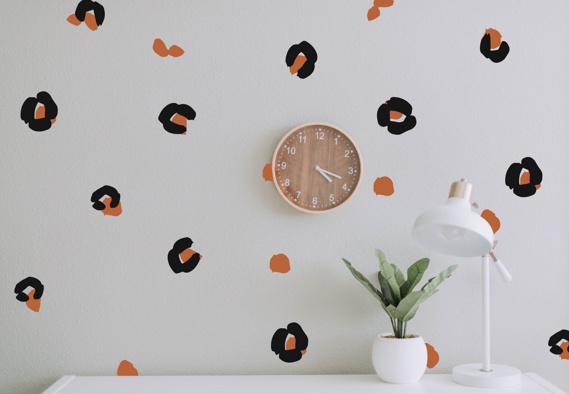 Animal Print Wall Stickers / Vinyl Decal / Leopard Print Wall Etsy UK