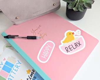 Stationary Stickers | Laptop Stickers pack | Luggage stickers | Laptop stickers cute | VSCO stickers | Laptop stickers cool | Gift for teens