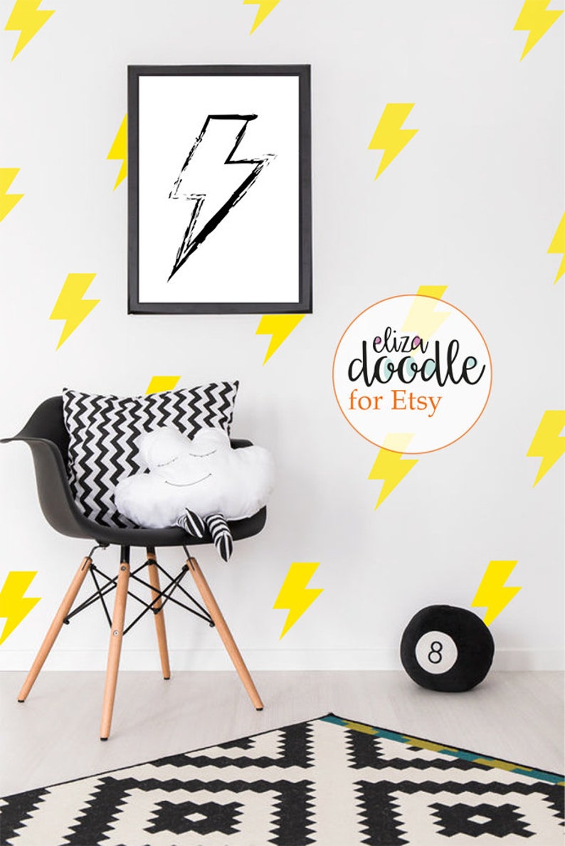 Lightning Bolt Sticker En 2020 | Pegatinas Wallpaper 304