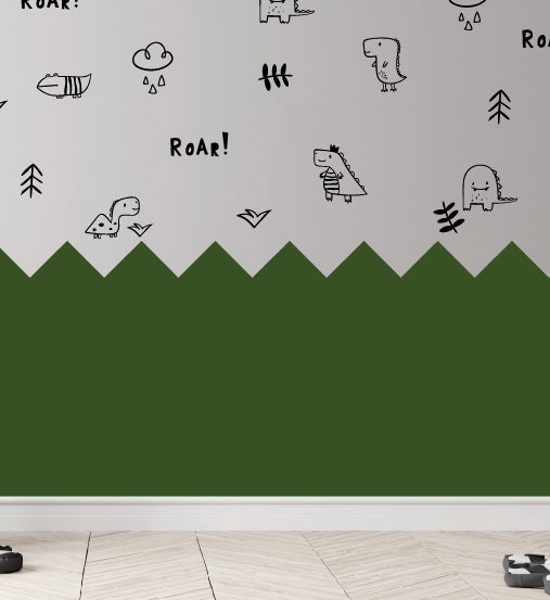 Pochoir Festonné Réutilisable - Pour Décoration Murale, Artisanat, Meuble - En Mylar Lavable 190 Microns