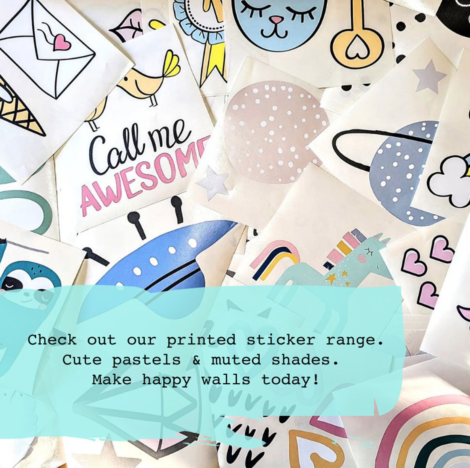 Ocean Wall Stickers 54 Sea Wall Stickers Alternative to Etsy UK