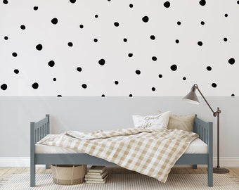 Dalmatian wall stickers | Polka dot wall stickers | Irregular dot wall stickers | removable hand drawn dots stickers | Spotty wall stickers