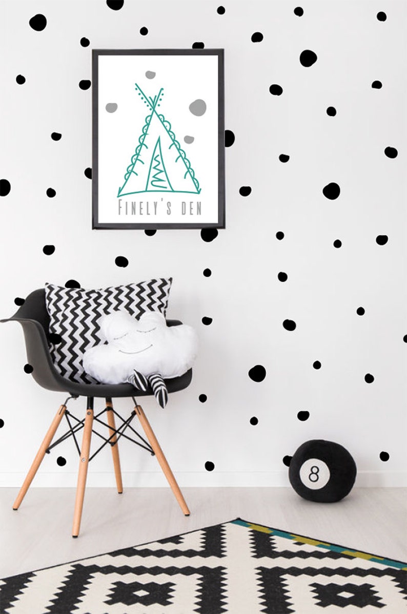 Polka Dot Wall Stickers Vinyl Decal Dots Decor Spots Etsy