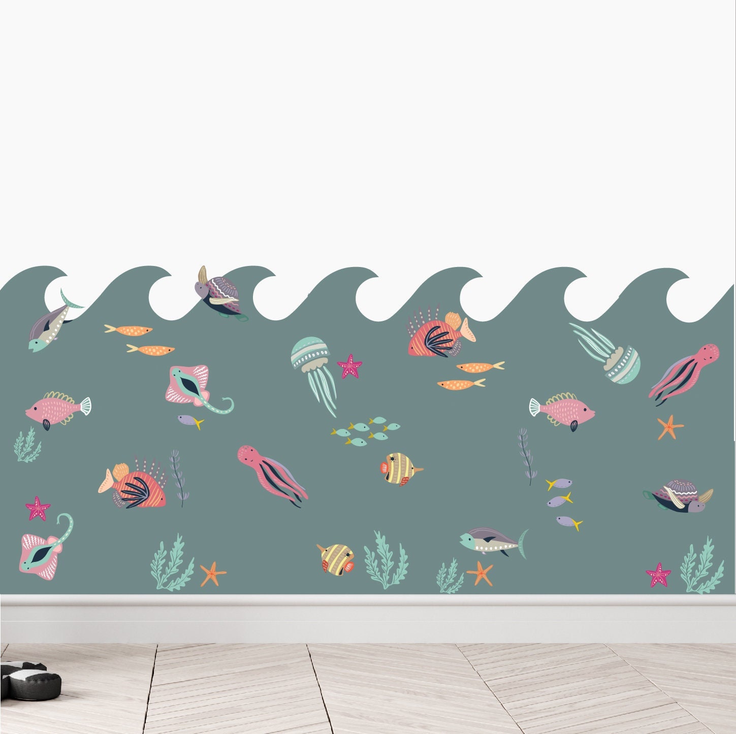 Ocean Wall Stickers 54 Sea Wall Stickers Alternative to Etsy UK