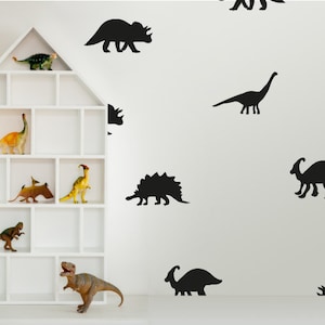 Dinosaurier Wandaufkleber: Matte Vinyl-Aufkleber, Kinderzimmer-Dekor