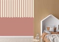 Scallop Edge Wall Stencil: Removable Vinyl Paint Decor