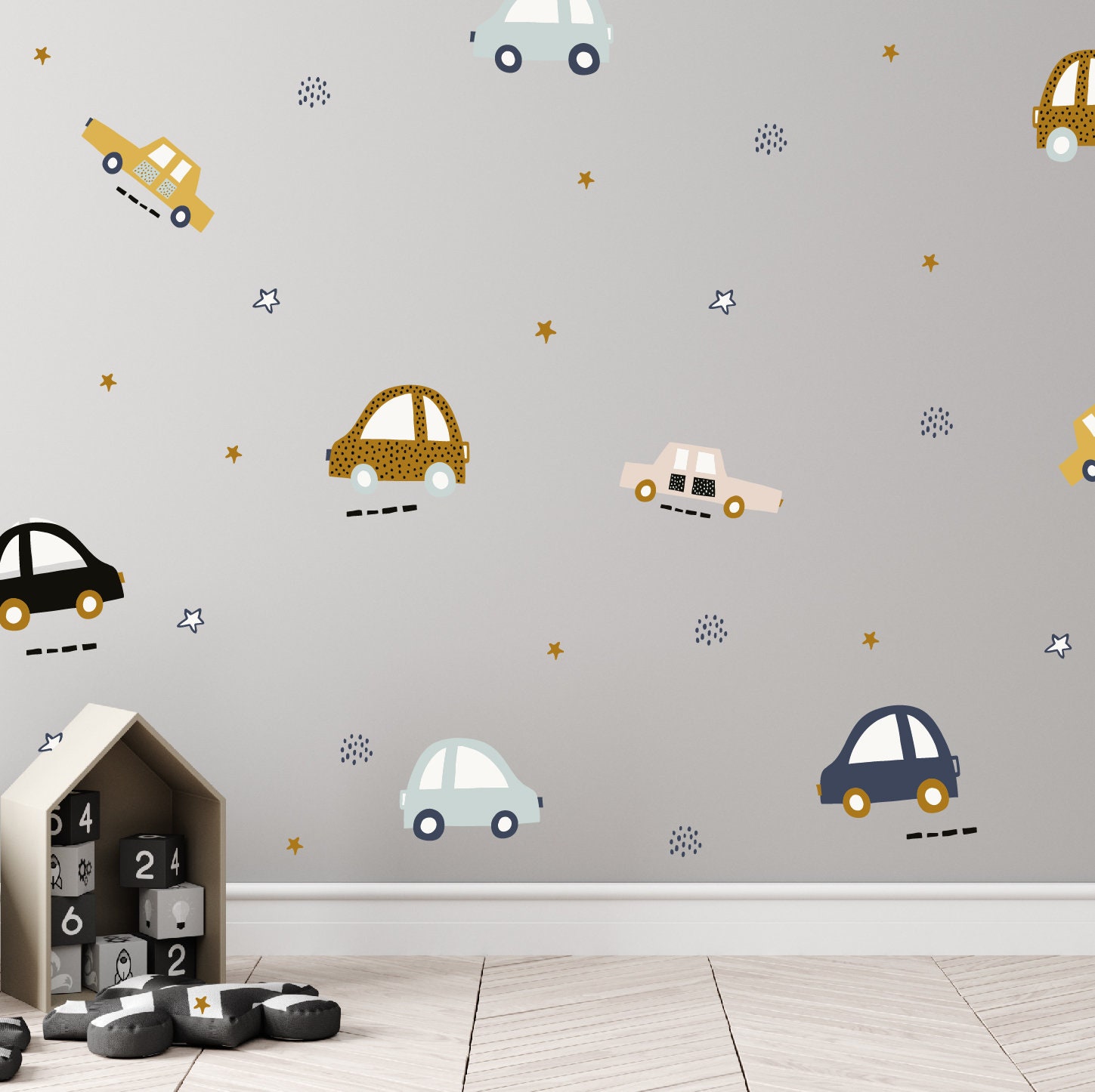 decalmile Adesivi Murali 3D Macchina da Corsa Adesivi da Parete Automobili  Veicoli Sportiva Decorazione Murale Ragazzi Camera Bambini Asilo Nido :  : Prima infanzia