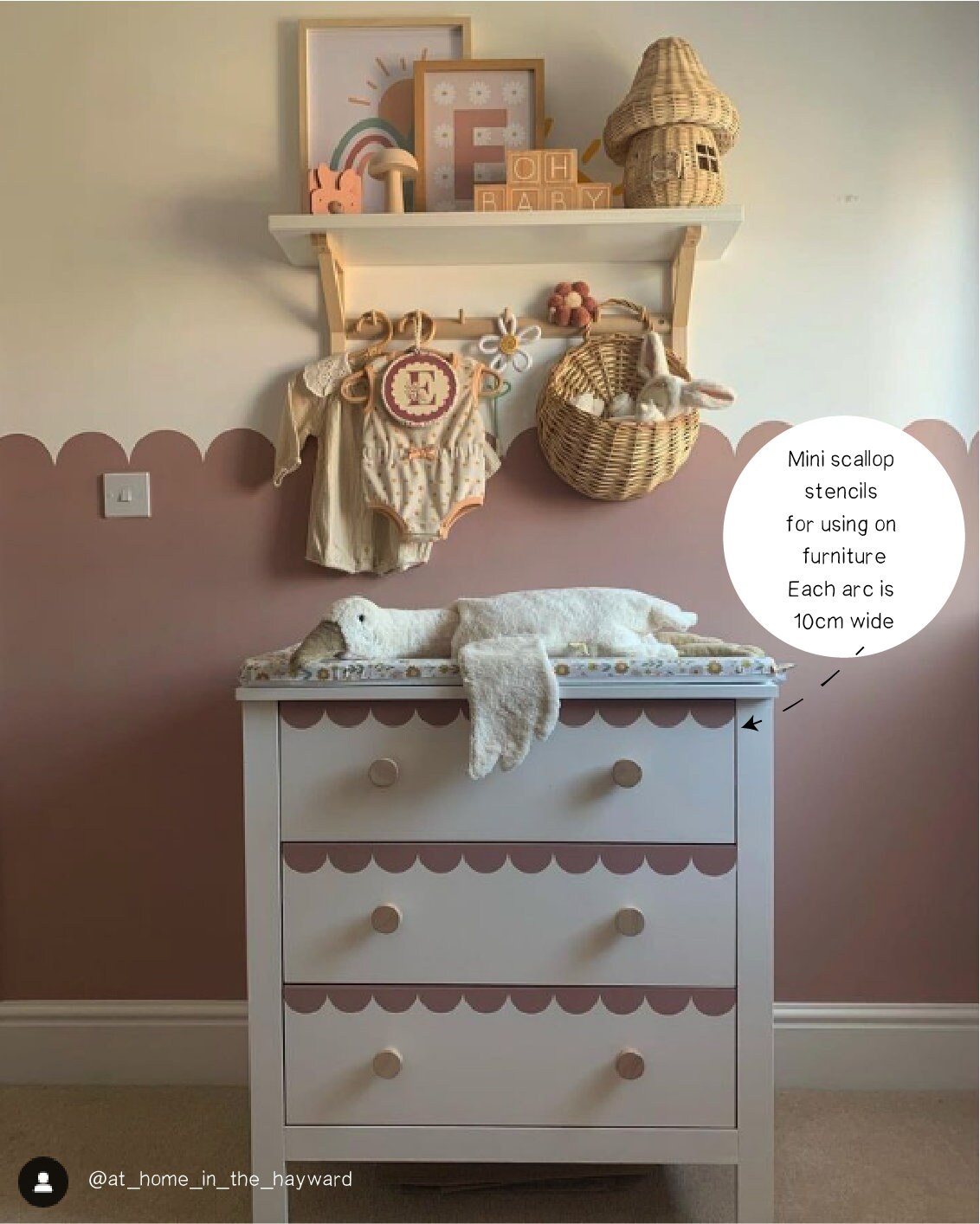 Pochoir Bord Festonné Réutilisable - Pour Peinture Décorative, Bricolage, Art Et Customisation - 11