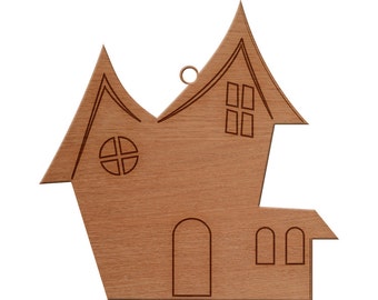 haunted house cutout etsy house cut out