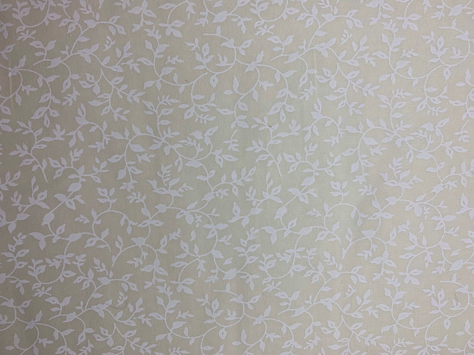 100% Cotton Fabric Classic White Designs on White Cream and - Etsy UK