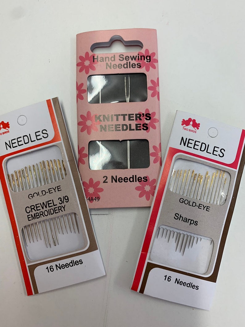 Assorted hand sewing needles. Quilting Emboidery sharps and Etsy