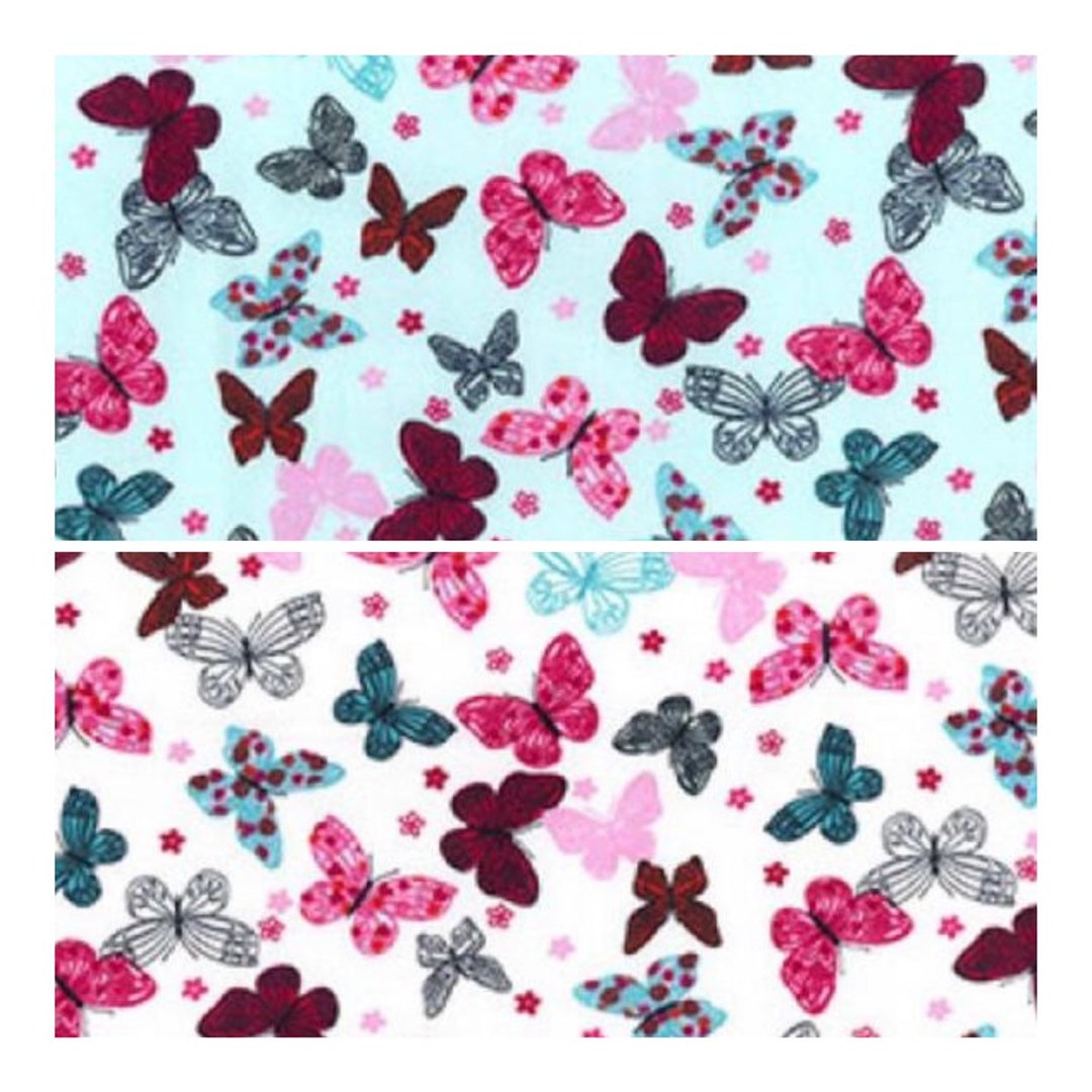 Cotton Poplin Print Fabric Butterfly Design 100% Cotton - Etsy