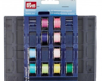 Clear plastic bobbin/spool box. Prym brand
