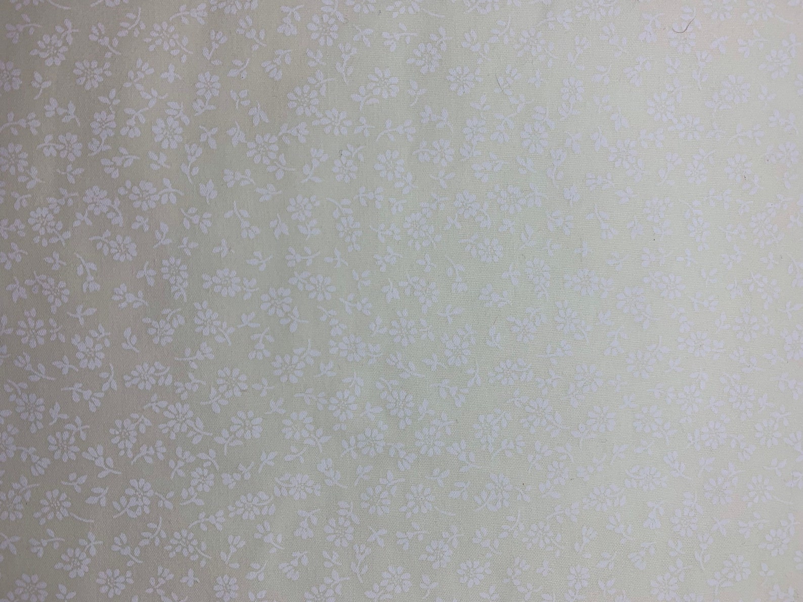 100% Cotton Fabric Classic White Designs on White Cream and - Etsy UK