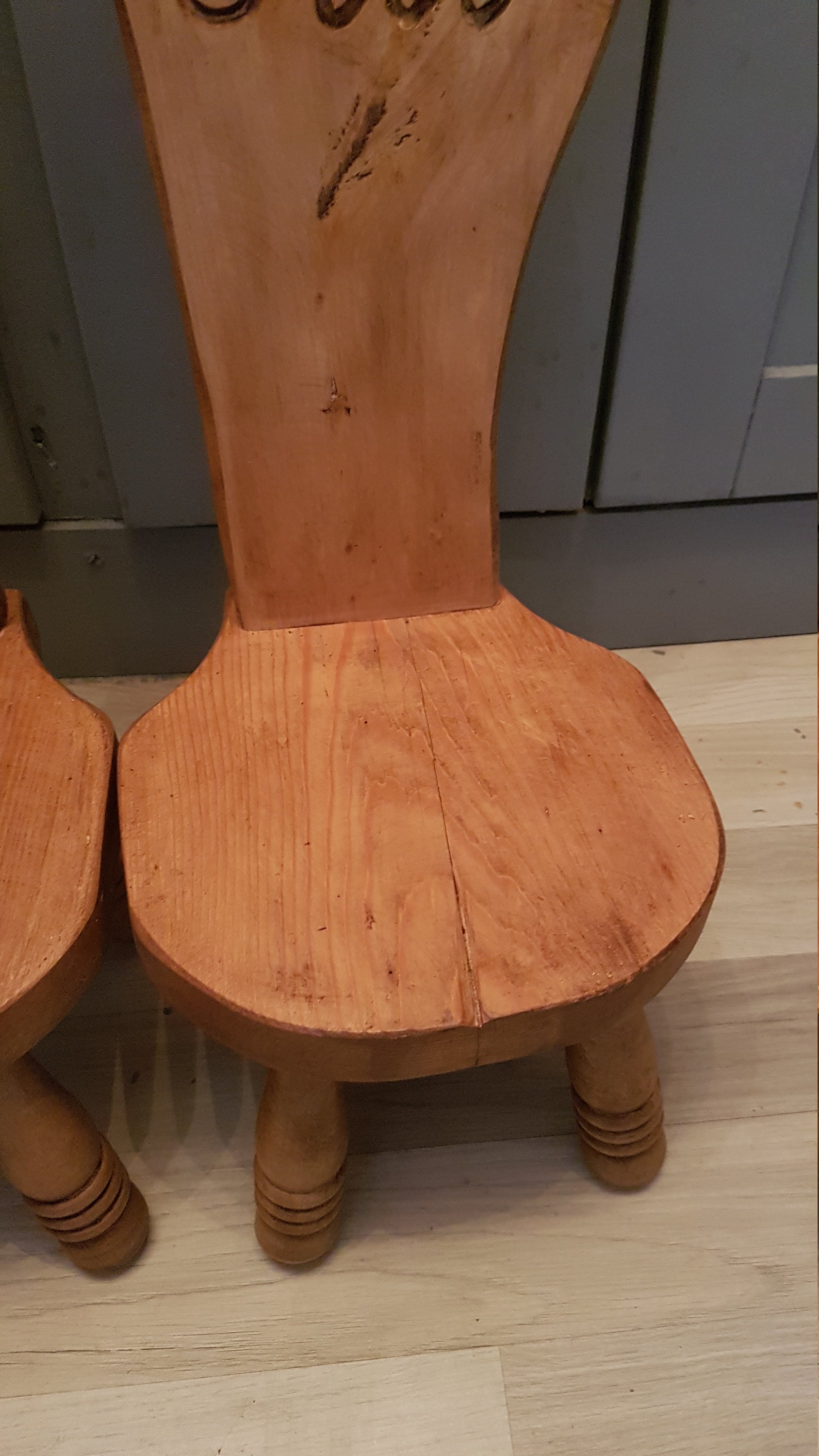 Woodland kids jack and jill chairs. Etsy