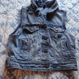 Juniors hotsell jean vest