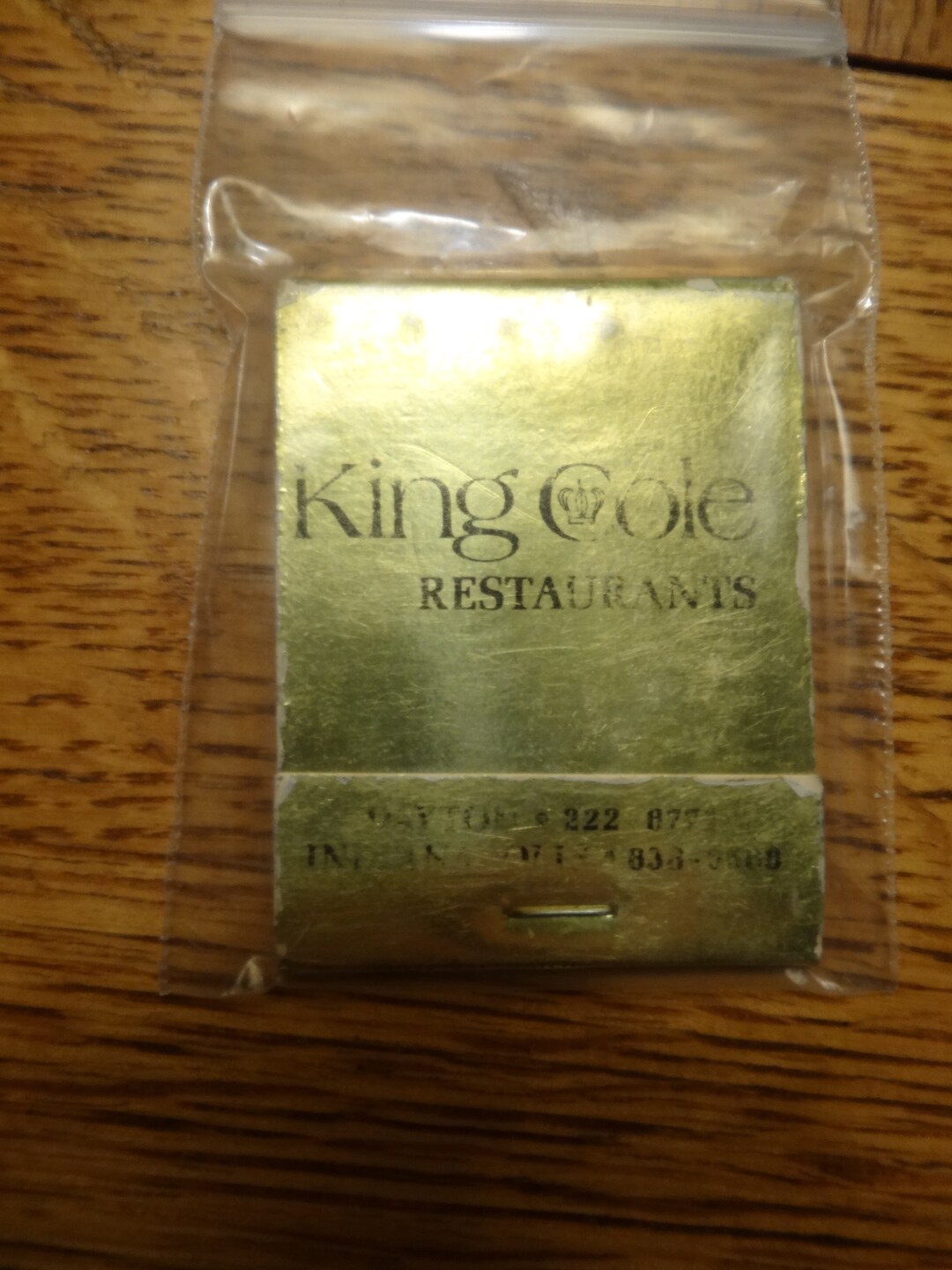 Vintage King Cole Restaurant Dayton Ohio Matchbook LOOK Comes Etsy