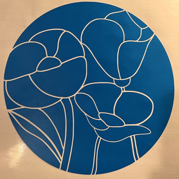 Customized Stained Glass Pattern Printing on Cricut Multiple Copies