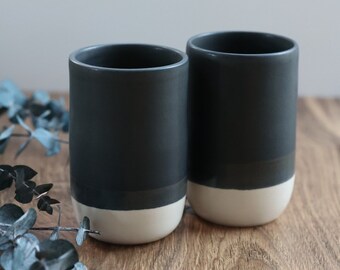 Handcrafted Ceramic Tumbler Mug - Wheel-thrown Pottery