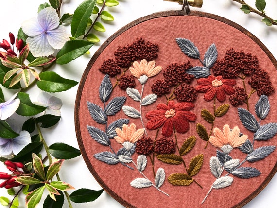 Embroidery Kit For Beginner  Modern Embroidery Kit with Pattern