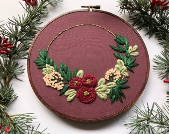 Embroidery Kit Designs, Embroidered, Embroidery Pattern, Embroidery Hoop, Embroidery Kit Beginner, Hoop Art, Modern, Hoffelt and Hooper