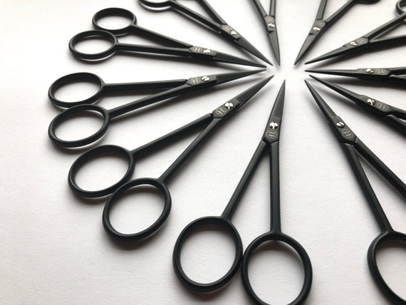 Black Embroidery Scissors, Craft Scissors, Multipurpose Scissors, Black  Teflon Hobby Scissors, Matte Black Scissors, Hoffelt and Hooper 