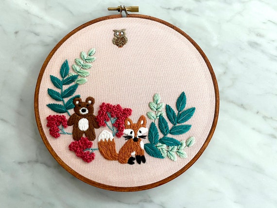 Hand Embroidery Kit, Embroidery Kit, DIY Embroidery, DIY Embroidery Kit,  Embroidery Pattern, Modern Embroidery Kit, Hoffelt and Hooper 