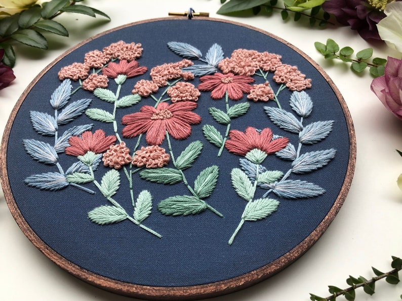 Embroidery Kit Beginner Embroidery Hoop Art Hand Embroidery Etsy UK