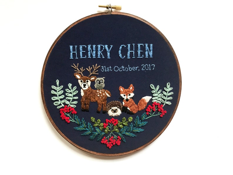 Hoop Art DIY Craft Kit Modern Embroidery Hand Embroidery Beginner Wall Art Hoffelt and Hooper Beginner Embroidery Kit for Beginners