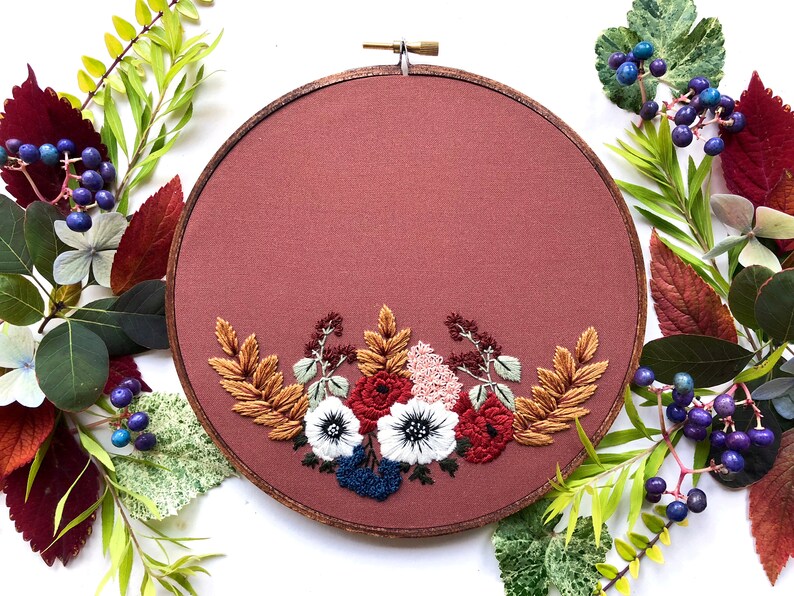 Hand Embroidery Kit Beginner Embroidery Kit DIY Kit Gift for Etsy