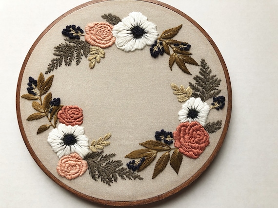 Embroidery Kit For Beginner, Modern Embroidery Kit with Pattern