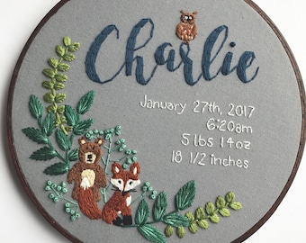 Hand Embroidery Kit, Embroidery Kit, DIY Embroidery, DIY Embroidery Kit, Embroidery Pattern,  Modern Embroidery Kit, Hoffelt and Hooper