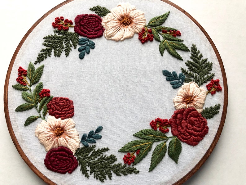 Embroidery Kit Beginner Embroidery Hoop Art Hand Embroidery Etsy UK