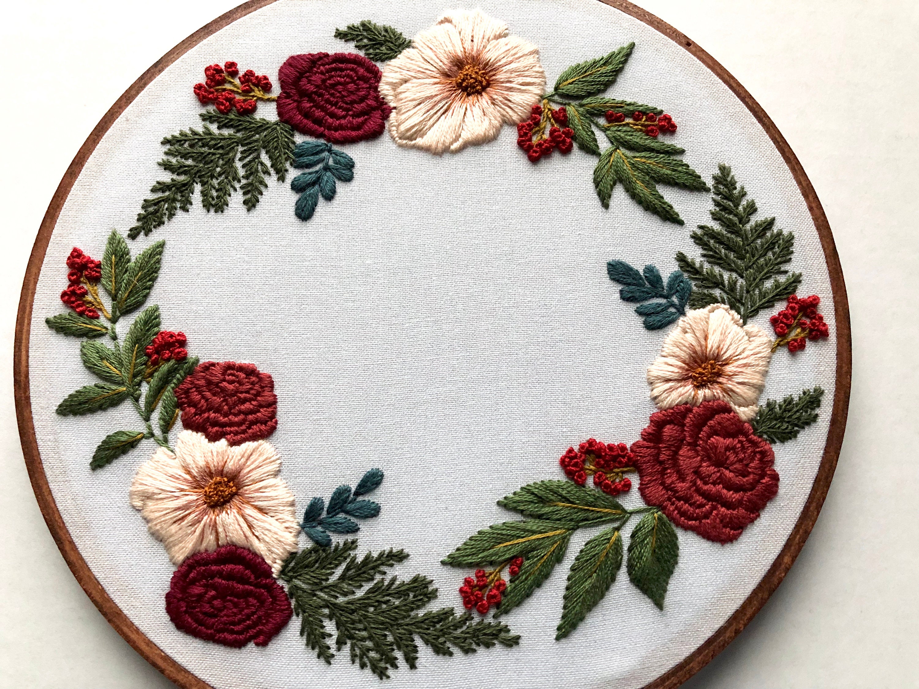 Embroidery Kit For Beginner,Modern Embroidery Kit Cross Stitch,Embroidery Hoop Art Embroidery