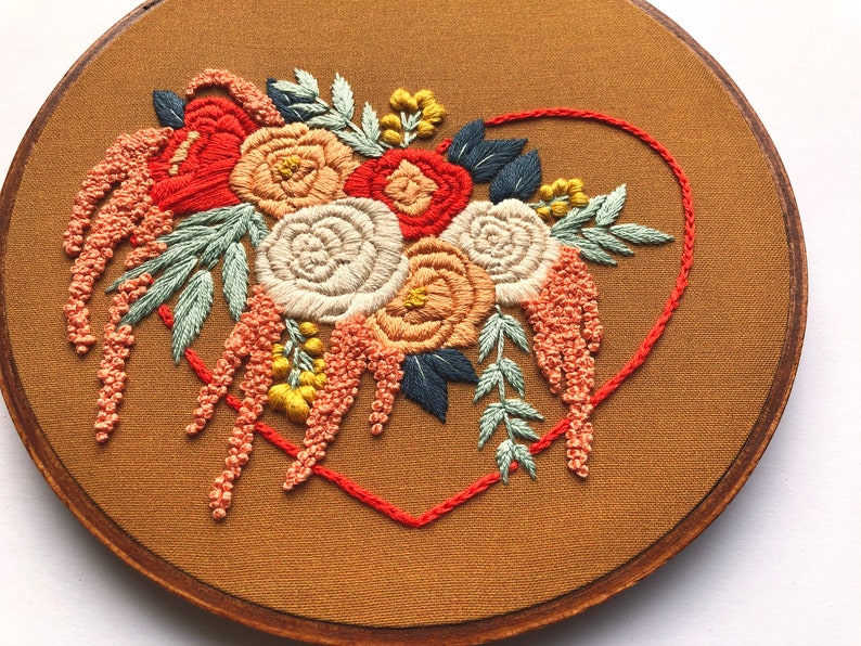 Embroidery Kit Beginner Embroidery Hoop Art Hand Embroidery Etsy